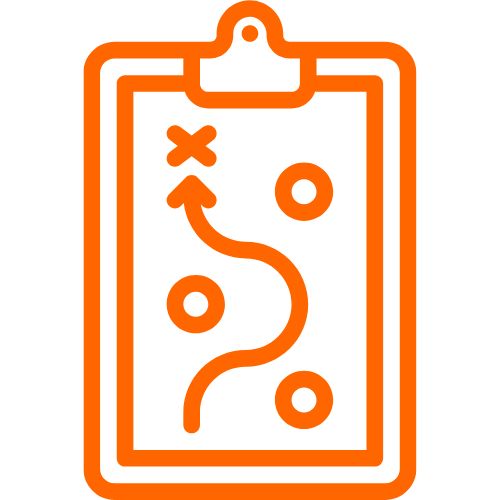 A leader guide on a clipboard