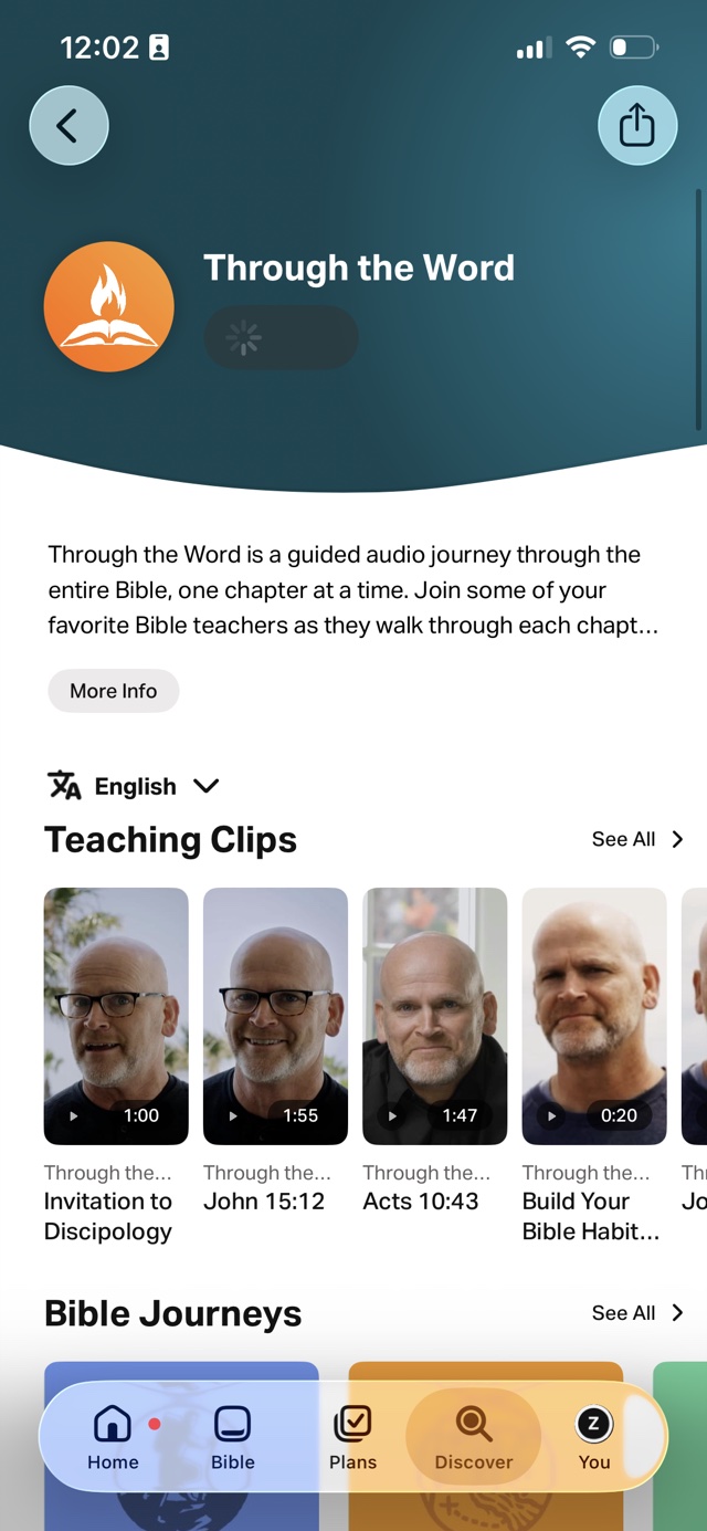 Through the Word's publisher page in the YouVersion Bible app