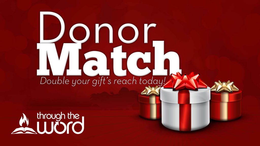 Donor Match - double your gift's reach today!